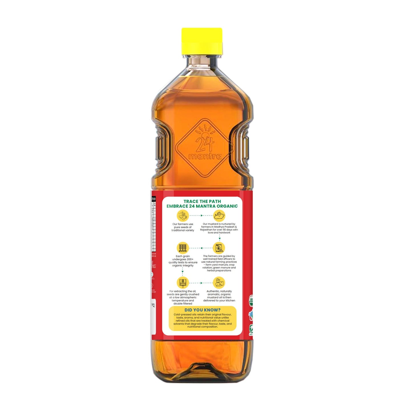 24 Mantra Organic Mustard Oil 1 Litre