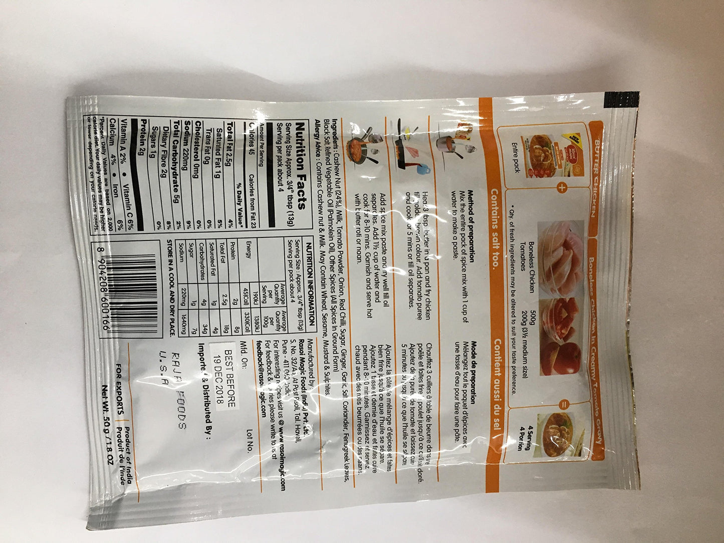 RASOI MAGIC SPICE MIX FOR BUTTER CHICKEN (PK OF 3)