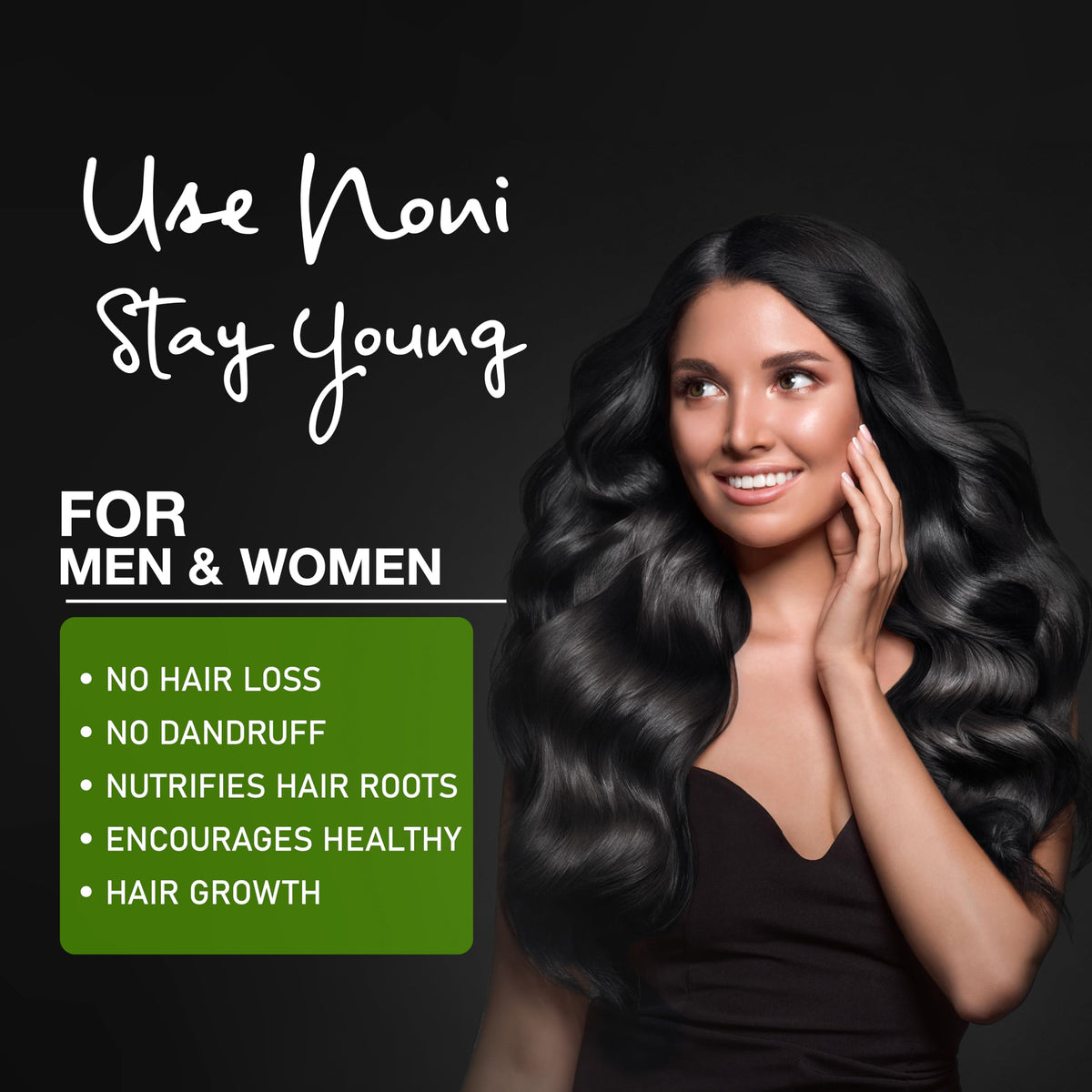 PSY NONI SHAMPOO-IN COLOR REAL BLACK (0.67 fl oz, 1)