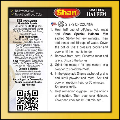 Shan Haleem Mix 300 gms - Food / Masala / Dal