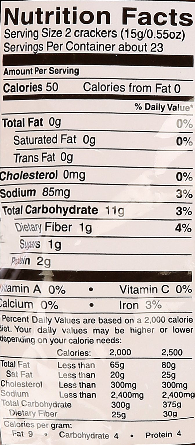 Excelsior Jamaica's Favorite Water Crackers, Cinnamon, Fat Free ,11.85 oz, Packaging may vary