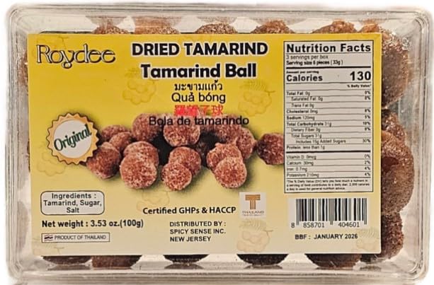 Roydee Dried Tamarind Tamarind Ball 123g