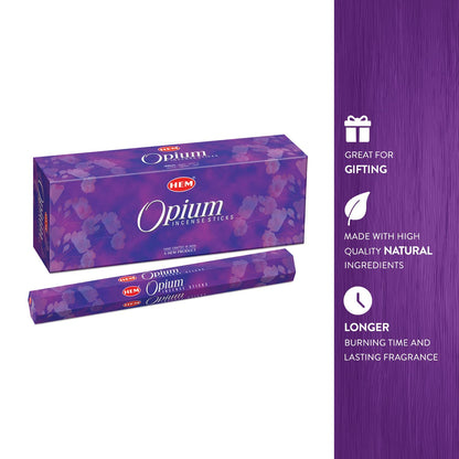 Hem Opium 6 pks of 20 sticks