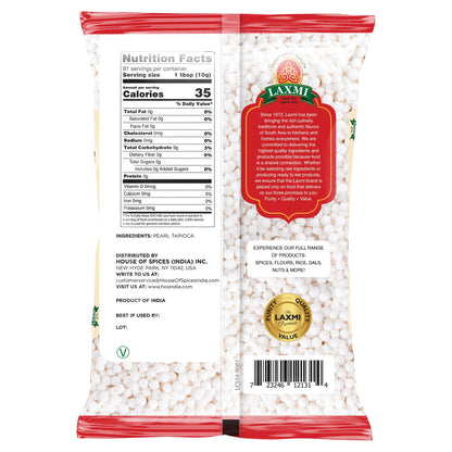 Laxmi Sabudana ( Pearl Tapioca ) 2 lbs - Food / Masala / Dal