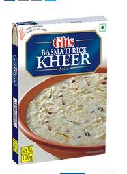 Gits Basmati Rice Kheer 3.5 Oz Pack of 4
