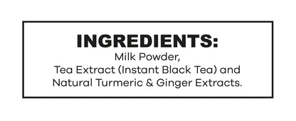 Quik Tea Turmeric Ginger Chai UNSWEETENED 10 pouches