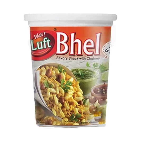 Wah Luft Ready To Eat Bhelpuri, 400 grams, Pack of 4, Authentic Indian Street Food, Chaat