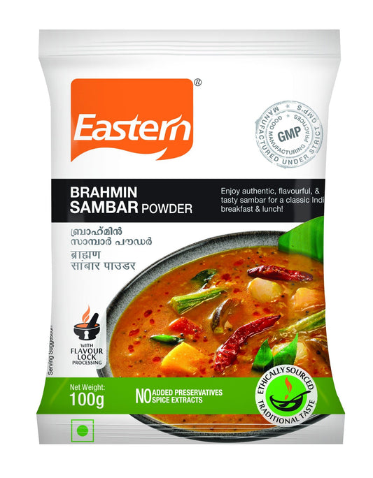 Eastern Brahmin Sambar Powder 100g/3.5oz 100% Natural