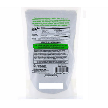 Dr.Herbalist Chia Seeds 400 gm [PACK OF 1]