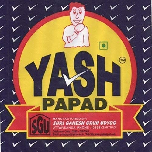 Yash Papad - 200g - Black Pepper Papad(Tortilla)