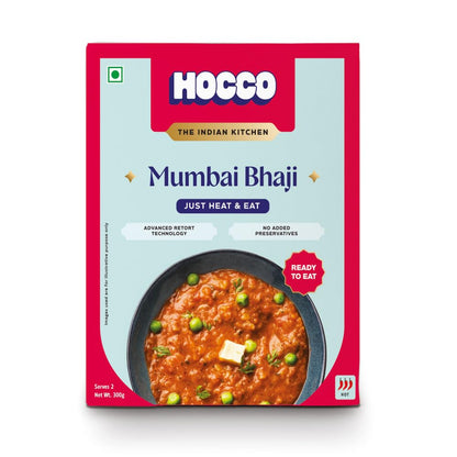 HOCCO Mumbai Bhaji Ready to Eat, 300gm (Pack of 1)