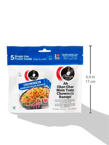 Ching's Secret Chowmein Haka Noodle Masala, 5 x 20 gm