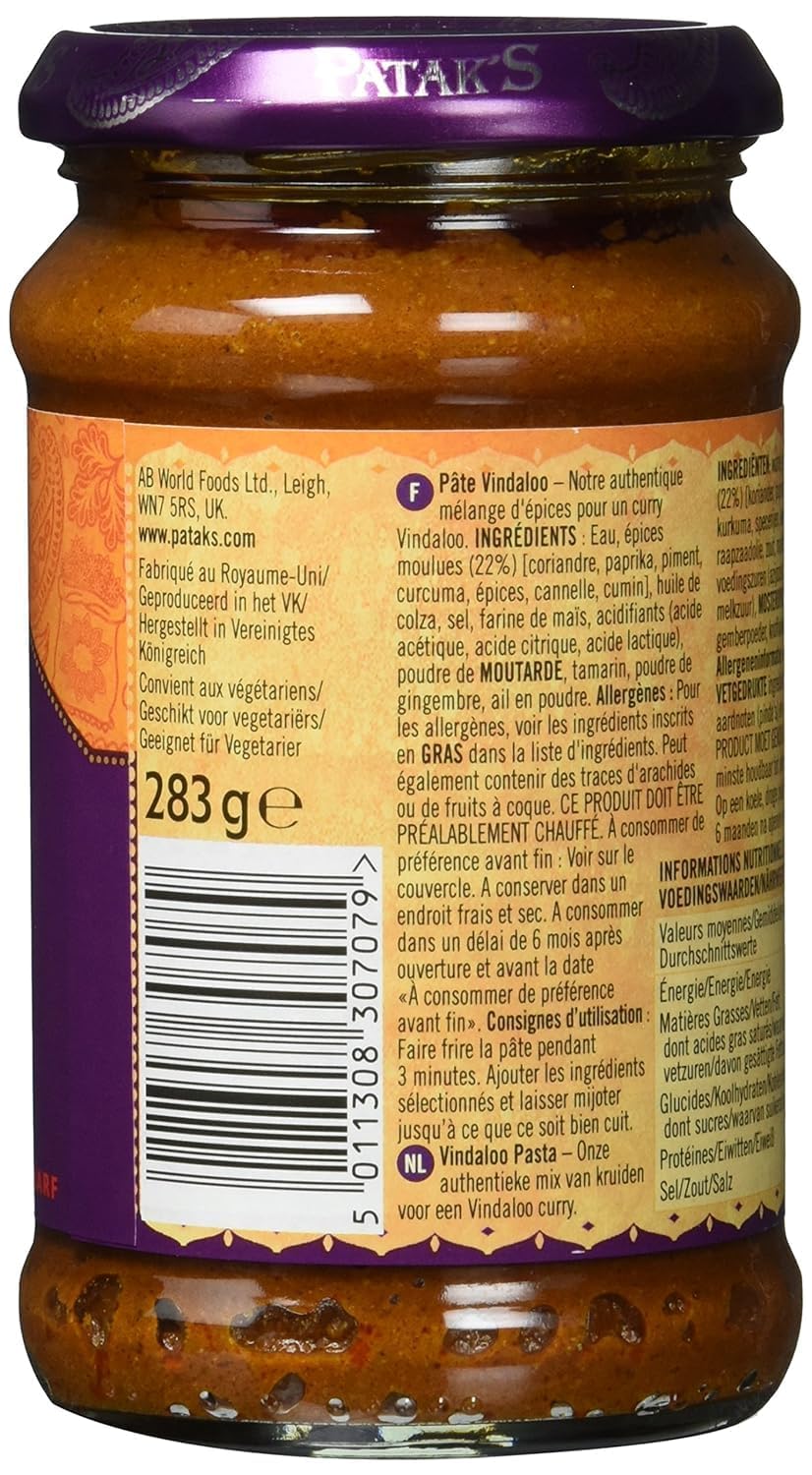 Patak - Vindaloo Spice Paste - 10 oz by Patak's