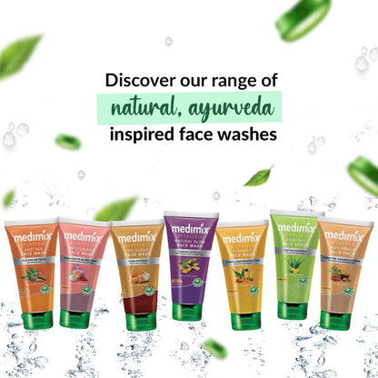 Medimix Ayurvedic Face Wash for All Skin Types - Soap Free - Paraben Free (150 ml)