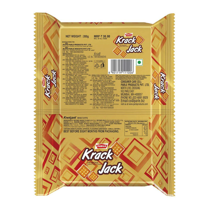 Parle Krackjack Biscuit, 200g