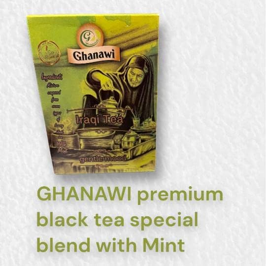 Ghanawi Black tea special blend with dry mint