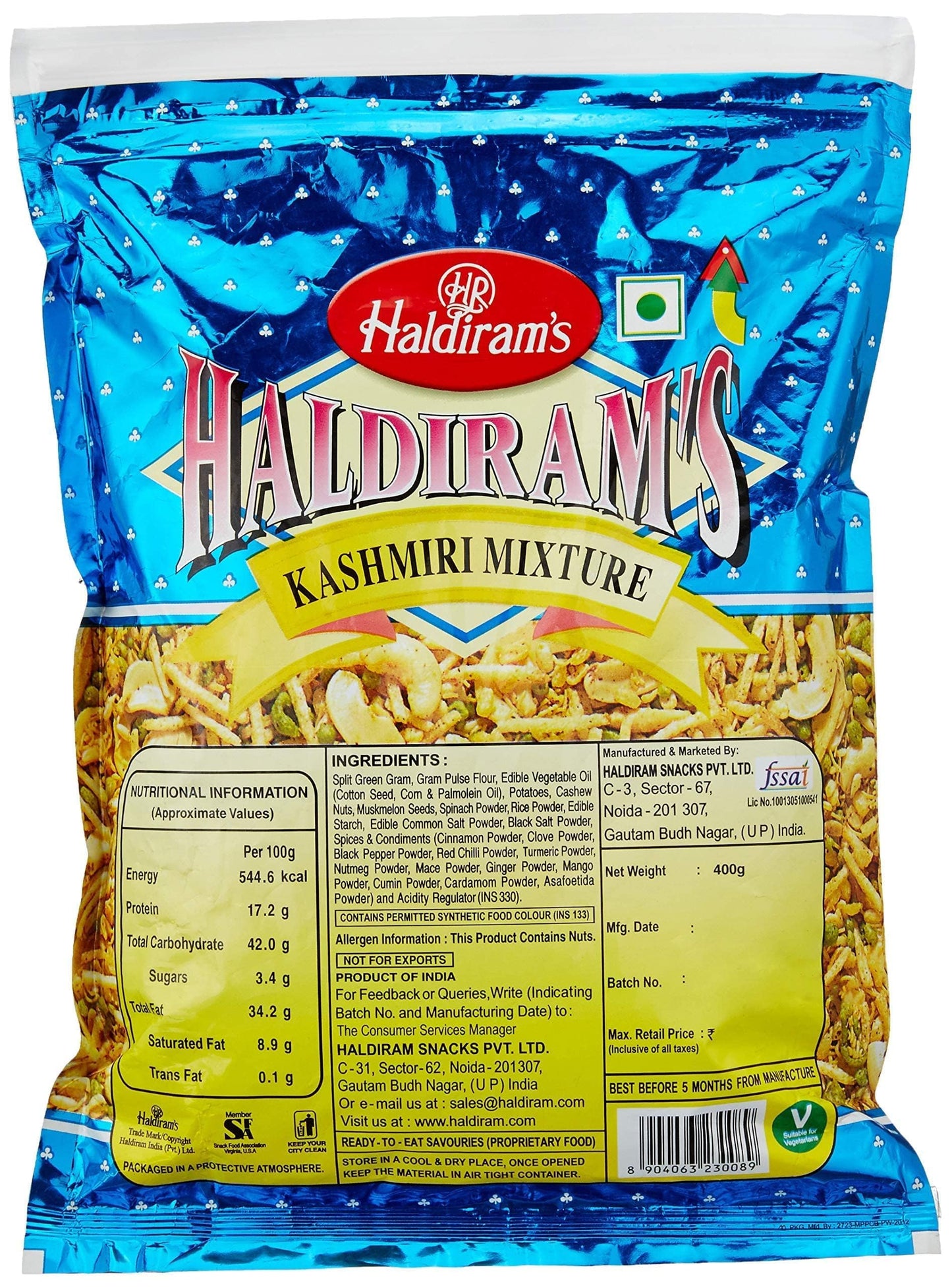 Haldiram's- Kashmiri Mixture 400 gms