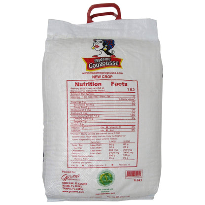 Madame Gougousse Premium 20 lb Jasmine Rice - Aromatic, Long Grain Excellence