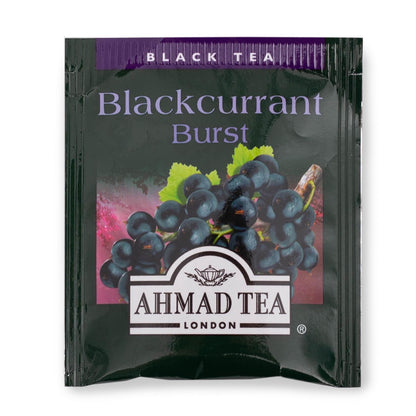 Ahmad Tea Blackcurrant Burst Black Tea, 20-Count Boxes (Pack of 1)