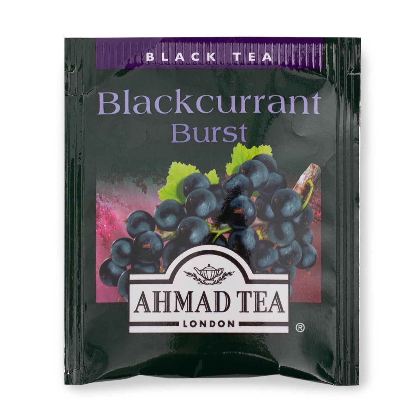 Ahmad Tea Black Tea, Blackcurrant Burst Teabags, 20 ct (Pack of 6) - Caffeinated & Sugar-Free