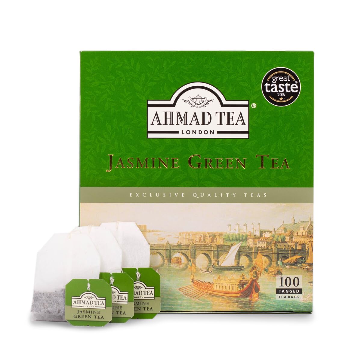 Ahmad Jasmine Green Tea 100 tea bags