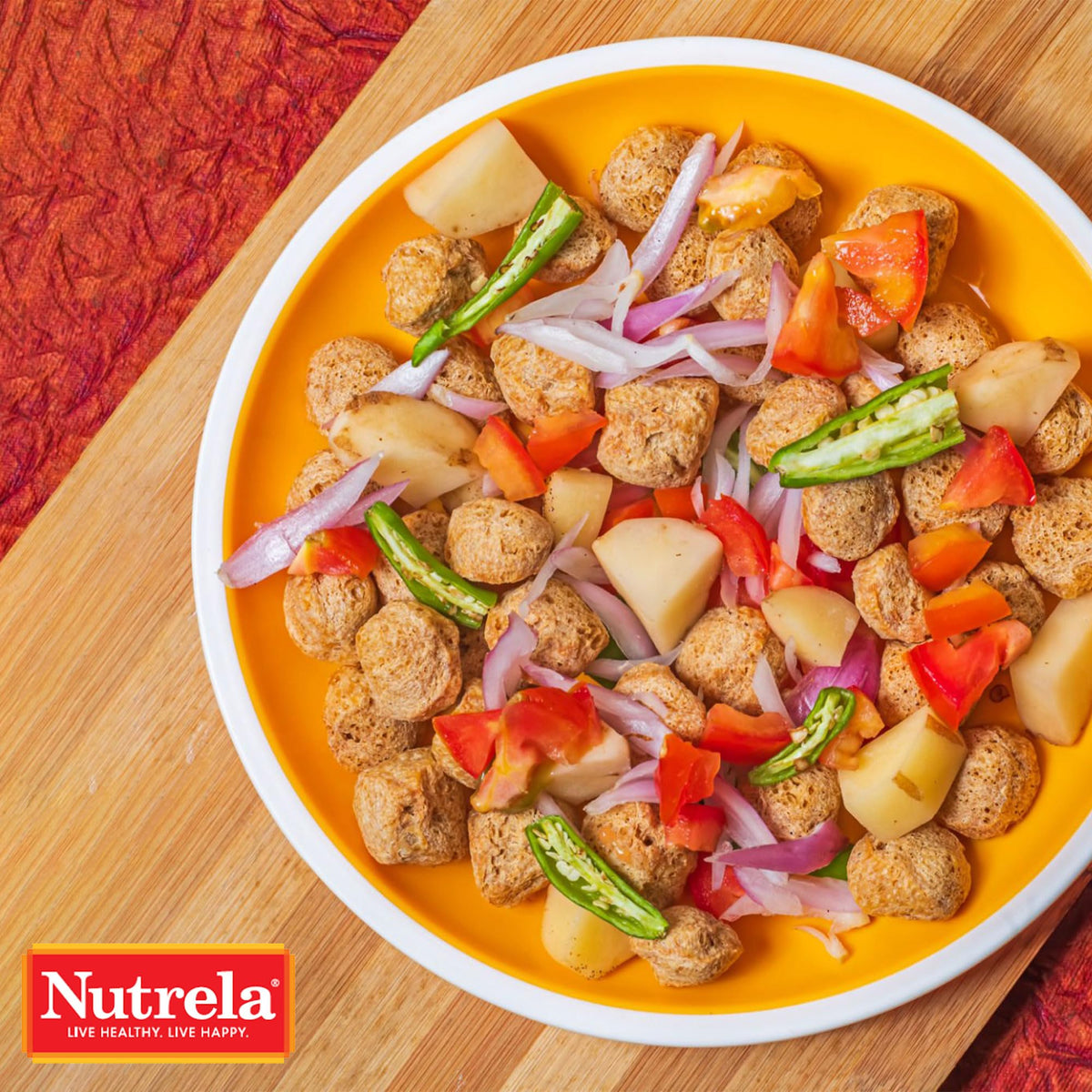 Nutrela Soya Mini Chunks (Pack of 5 x 220g each)
