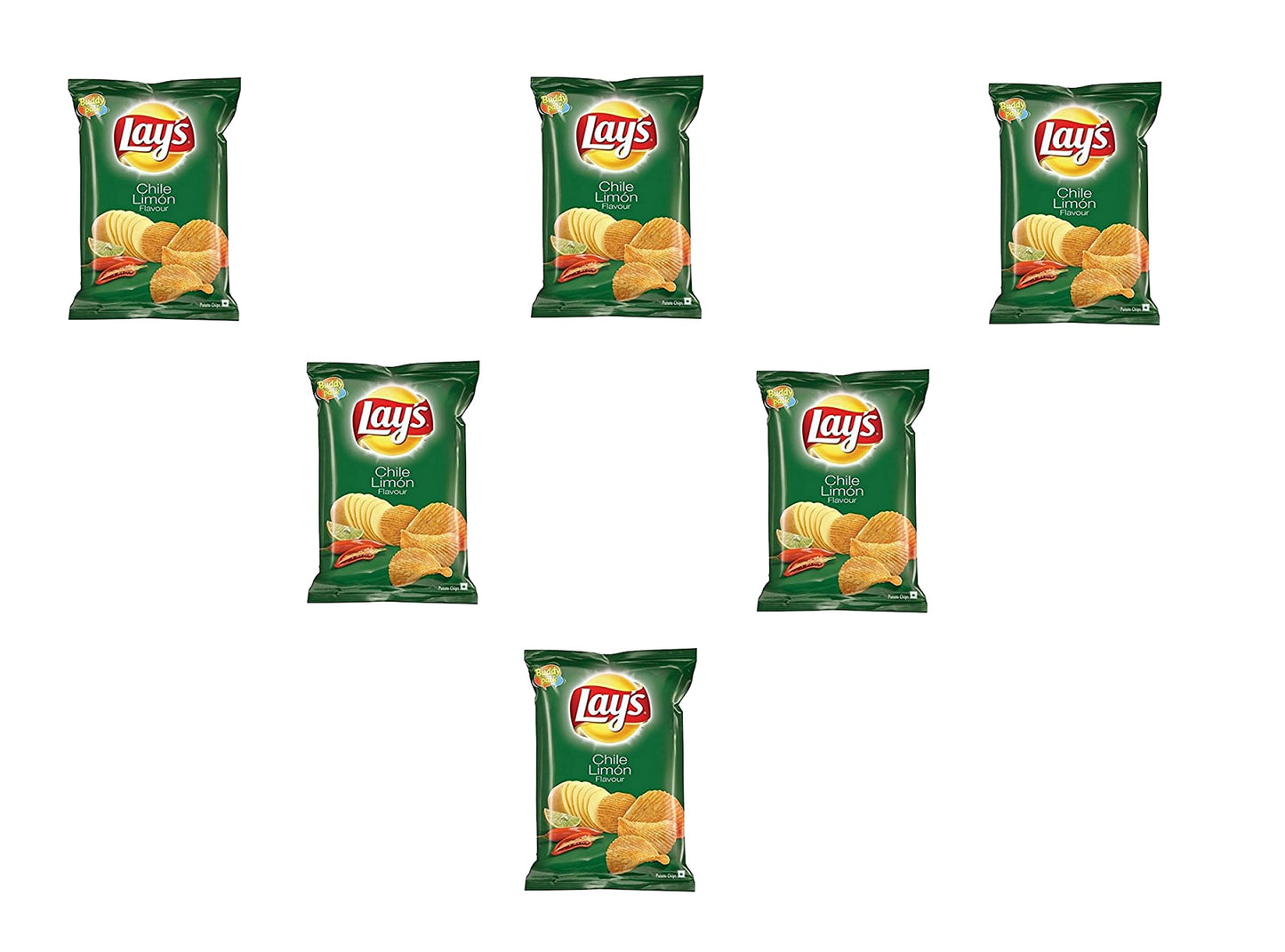 NC Naturals Lays India's (Ships from USA) (Chilli Lemon, 6 Pack)