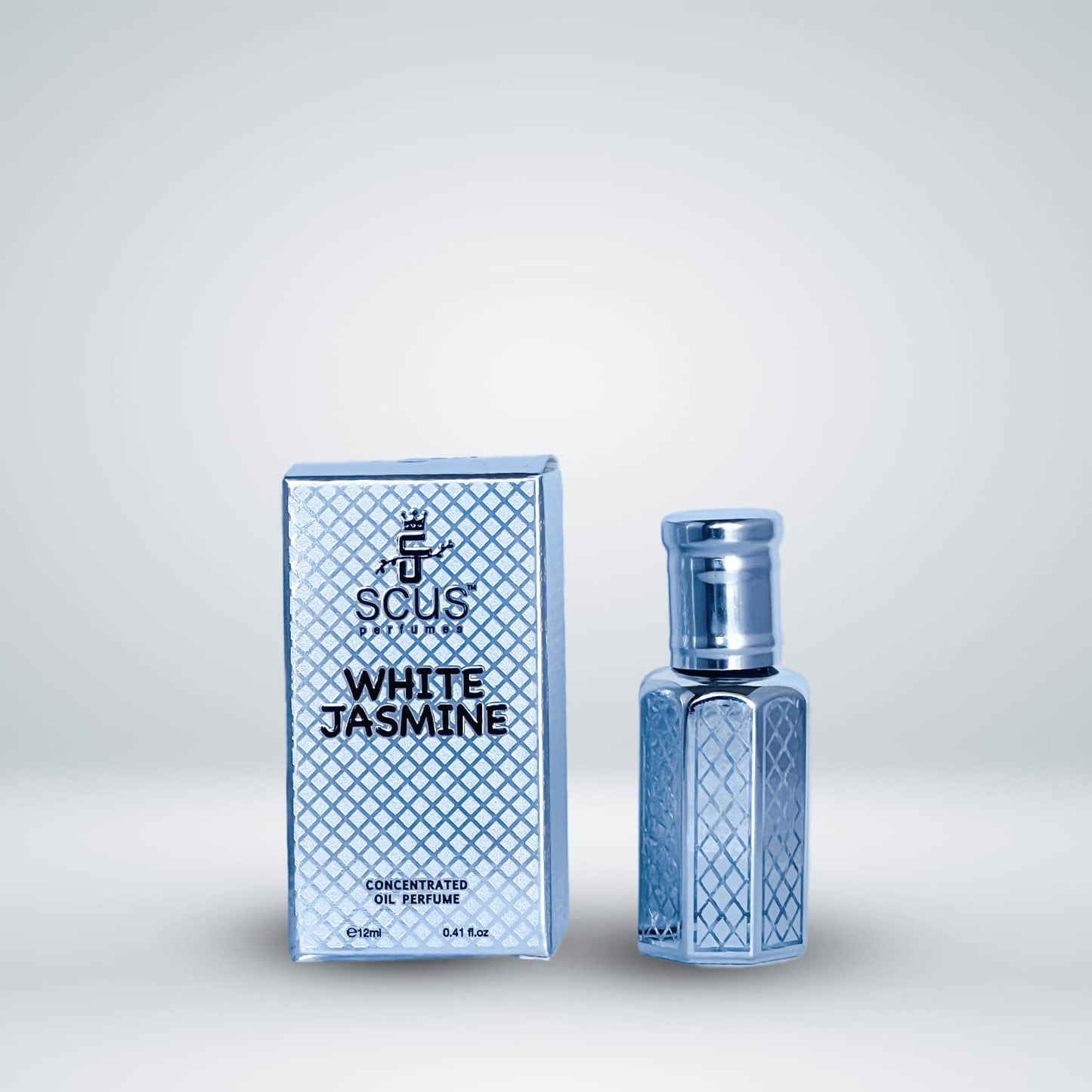 White Jasmine 12 ML Concentrated Fragrance (0.41 fl. oz.) - by SCUS Perfumes