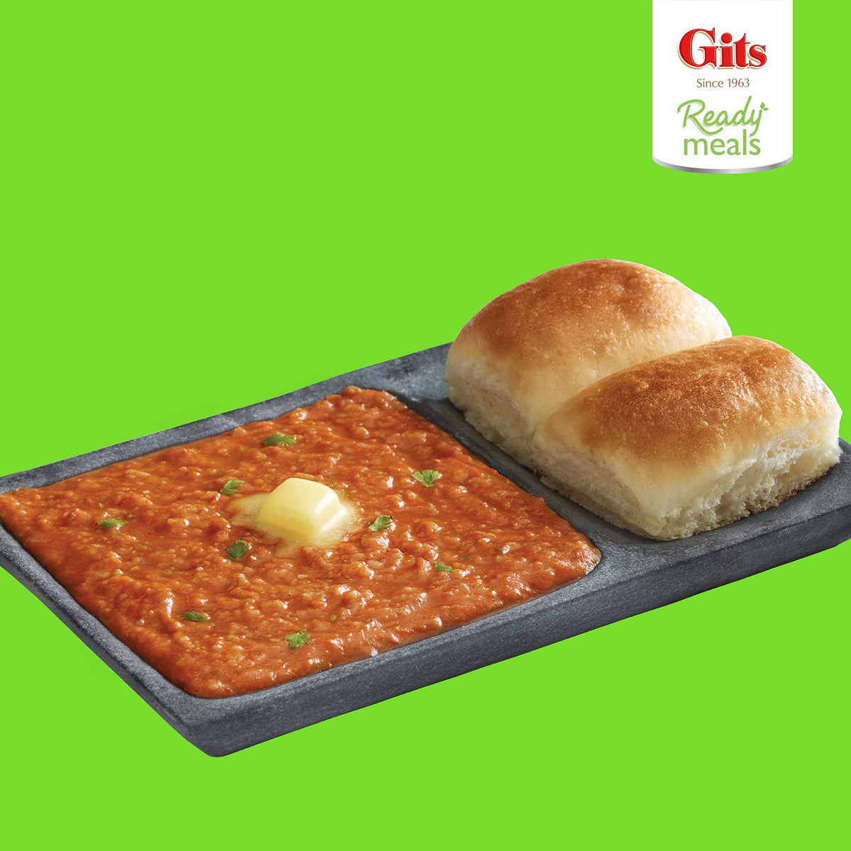 Gits Ready to Eat Pav Bhaji, 900g (Pack of 3 X 300g Each)