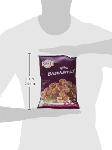 Swad Mini Bhakharwadi 10 Oz - Indian Spices