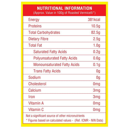 Bambino Vermicelli, Roasted, 400g Pouch