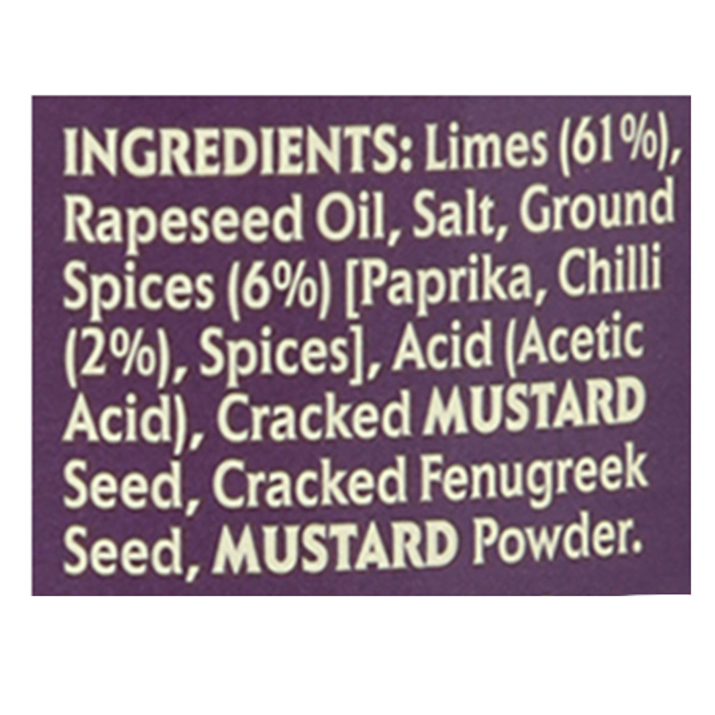 Patak's Hot Lime Pickle 10 oz - Indian Pickles