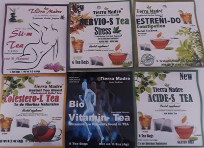 TEA, TIERRA MADRE HERBAL TRADITIONAL SUPPORT BLEND (0.2 OZ 5 BAGS PER PACK) (27 PACKS INCLUDED)