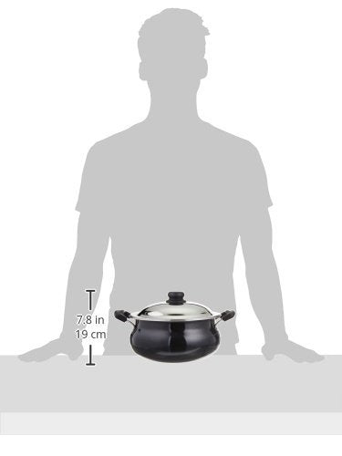 Vinod Black Pearl Handi With Lid - Food / Masala / Dal