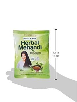 Baba Ramdev - Patanjali Herbal Mehandi for Hair - 100g