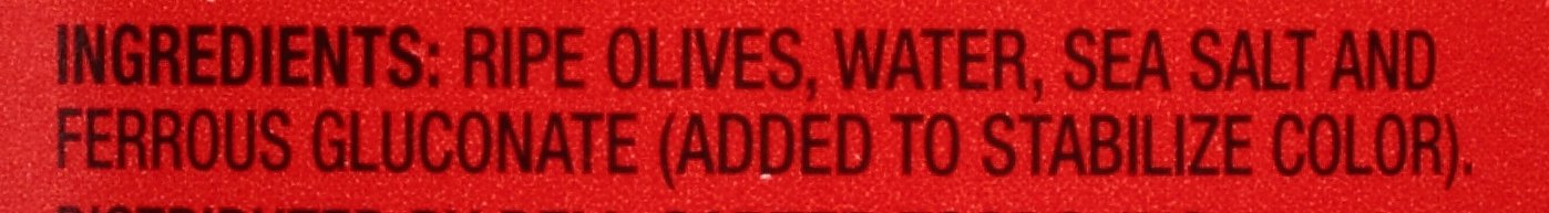 Lindsay Large Black Ripe Pitted Olives 6 oz - Food / Masala / Dal