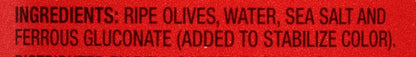 Lindsay Large Black Ripe Pitted Olives 6 oz - Food / Masala / Dal