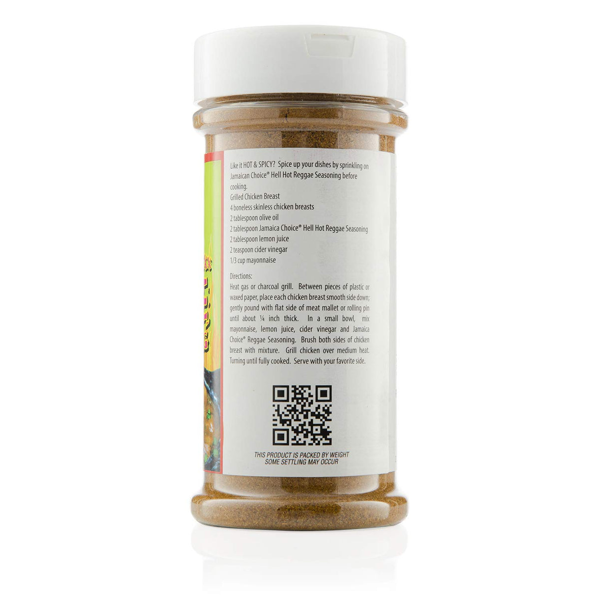 Jamaican Choice HELL HOT XXX REGGAE SEASONING | 6 oz
