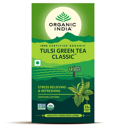 Tulsi Green-Organic India 18 infusion bags - Food / Masala / Dal