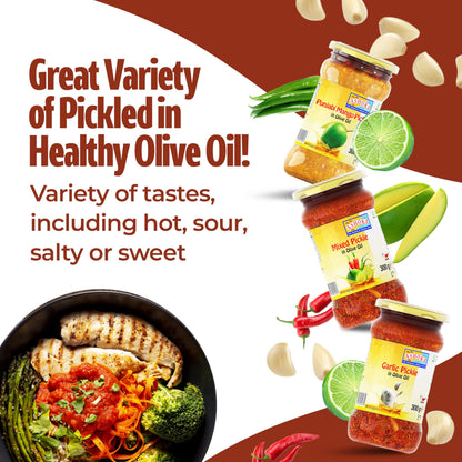 Ashoka Punjabi Pachranga Pickle In Olive Oil 300 gms