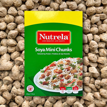 Nutrela Soya Mini Chunks (Pack of 5 x 220g each)