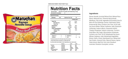 Ramen Noodle Soup (6 Flavors, Pack of 30)