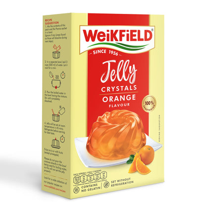 WeiKFiELD Since 1956 Veg. Jelly Crystal Orange 90Gm 3.2 Oz