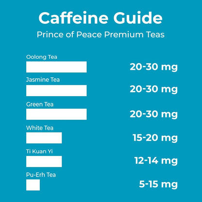 Prince of Peace Premium Jasmine Green Tea, 100 Tea Bags Premium Green Tea Bags Prince of Peace 100 Pack of Tea Bags Jasmine Tea Premium Tea Jasmine Green Tea