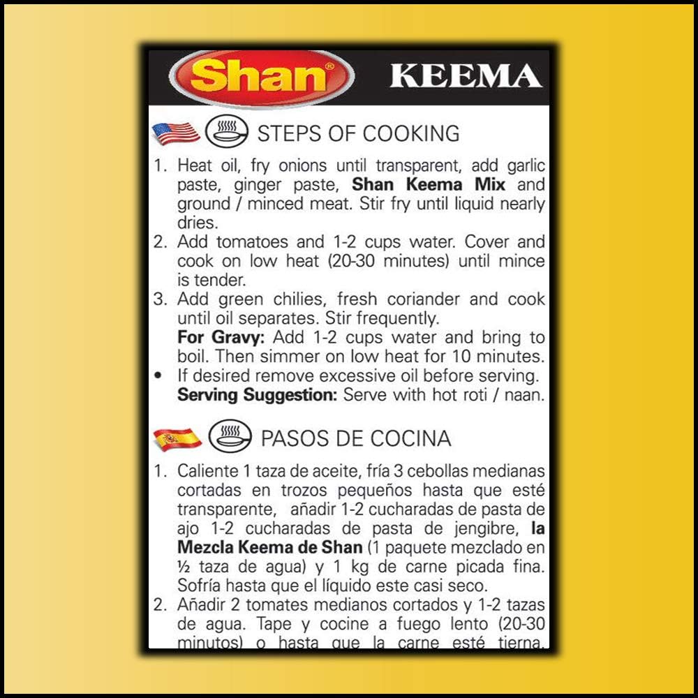 Shan Seasoning Mix - Keema 50 gms - Shan Masala