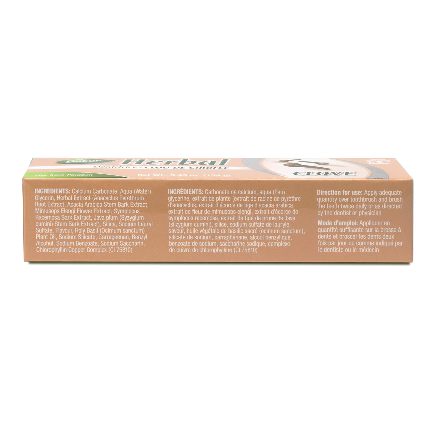 Dabur Herbal Clove Toothpaste 154gm