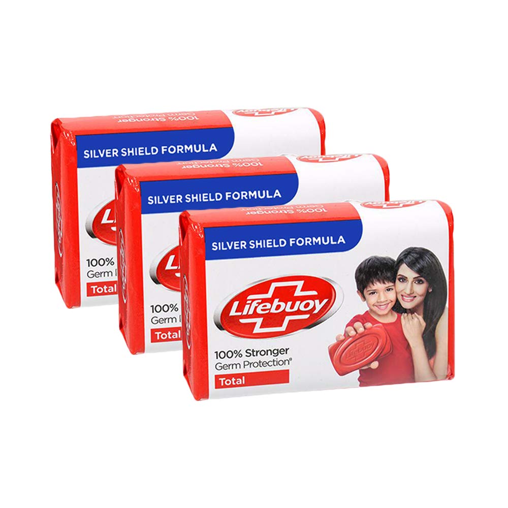 Lifebuoy Total 10- Soap Bar - 125g X 12 Bars (125g X 12 Bars)