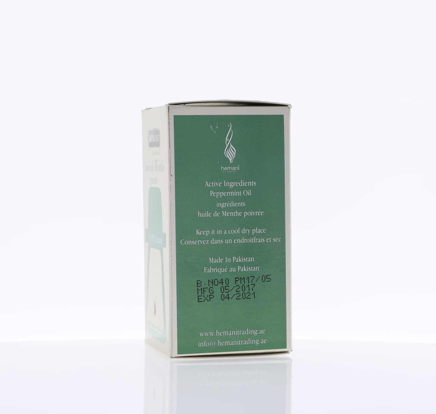 Hemani Premium Peppermint Oil 40 ML - 100% Pure Essential Oil for Aromatherapy, Relaxation, and Refreshment