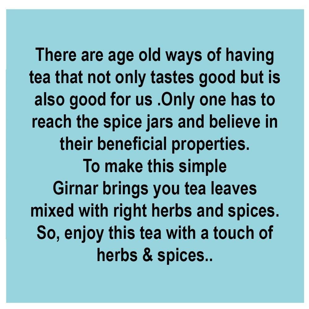 Girnar Green Tea, Desi Kahwa, 36 Tea Bags (36 Tea Bag (Pack of 4))