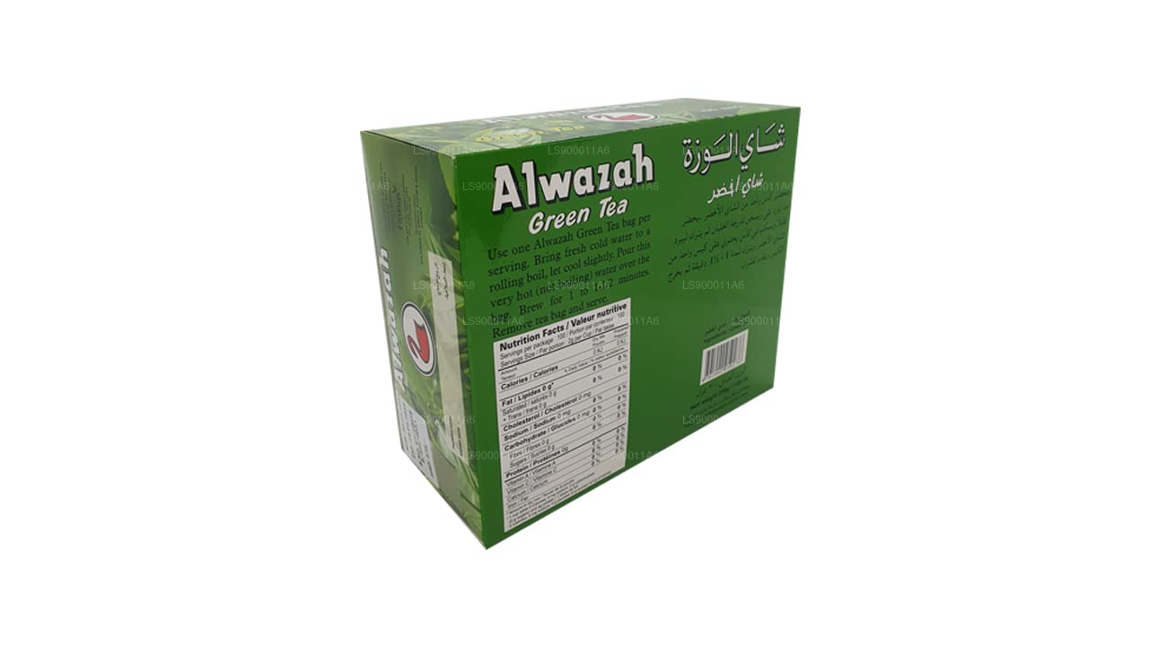Alwazah green tea, 100-bag box, 200-g